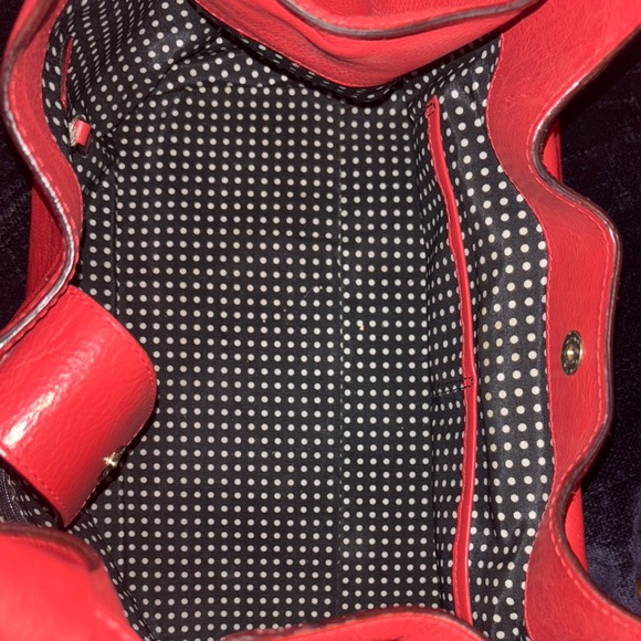 Kate Spade Red Leather Shoulder Bag - Picture 9 of 10
